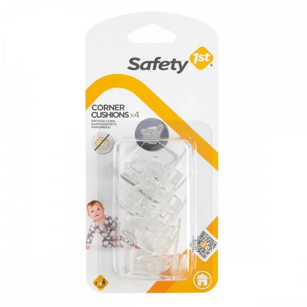 Продукт SAFETY 1st - Пластмасови прозрачни протектори за ъгли и ръбове (4 бр./оп.) - 0 - BG Hlapeta